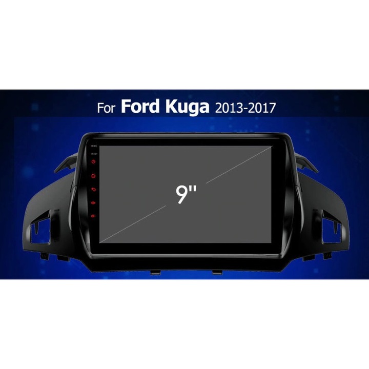 Мултимедия с навигация ZT, за Ford Kuga, Escape, C-Max, Android 10.1, 8+4+64