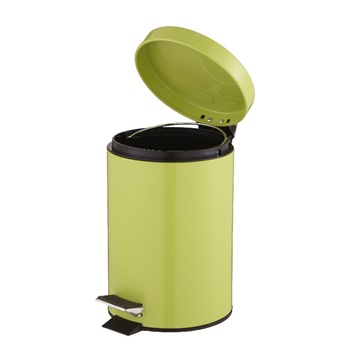 Cos gunoi,cu capac,pedala,galeata,de culoare galben, dimensiune 26x17 cm,volum 3l Cos gunoi,cu capac,pedala,galeata,de culoare galben, dimensiune 26x17 cm,volum 3l