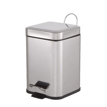 Cos gunoi,cu clapeta,galeata si prinzator,de culoare gri, dimensiune 25x16 cm,volum 3l Cos gunoi,cu clapeta,galeata si prinzator,de culoare gri, dimensiune 25x16 cm,volum 3l