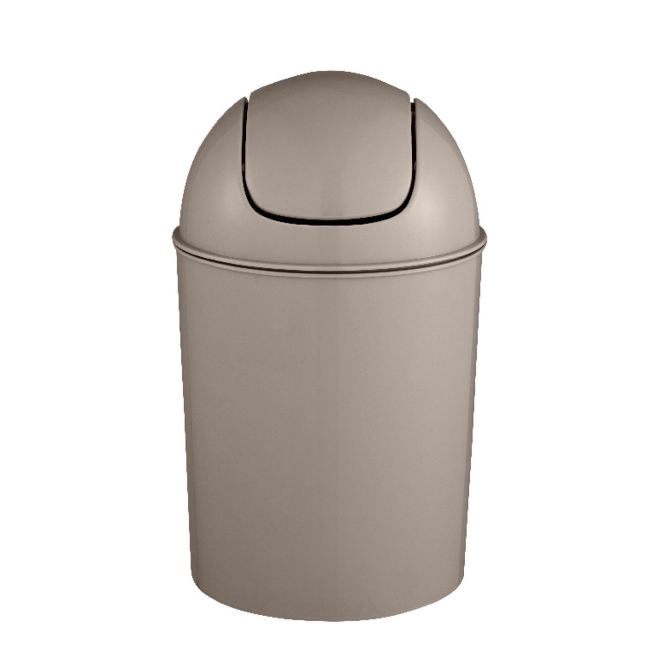 Cos gunoi,cu capac,de culoare maro, dimensiune 32x19 cm,volum 3l