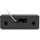 Радио часовник, TechniSat, DIGITRADIO 4 C, DAB + и FM, Bluetooth, 10 W, Черен