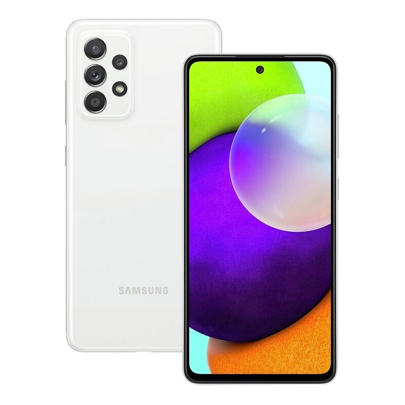 Смартфон Samsung Galaxy A52, Dual Sim 6 GB RAM 128GB, 5G, White - eMAG.bg