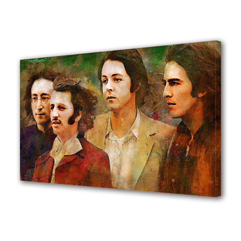 Tablou Canvas Personalitati Pictura The Beatles, 40 x 60 cm