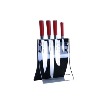 Set 4 cutite profesionale Dick Red Spirit, cu suport magnetic inclus Set 4 cutite profesionale Dick Red Spirit, cu suport magnetic inclus