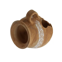 
                    
                        Ghiveci ceramic model anfora, pentru gradina/foisor,handmade, 25hx35Lx25l, impermeabilizat, natur
                    
                