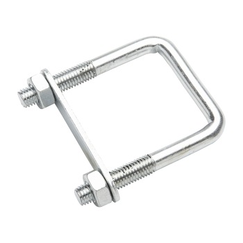 Set 25 Surub colier tip U patrat pentru prindere Gard M6X75/70/25+Placuta+Piulita ZA, pentru Teava 60x50mm si 60x60mm Set 25 Surub colier tip U patrat pentru prindere Gard M6X75/70/25+Placuta+Piulita ZA, pentru Teava 60x50mm si 60x60mm