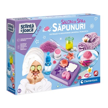 Joc Clementoni Stiinta si joaca - SPA si Sapunuri aromate Joc Clementoni Stiinta si joaca - SPA si Sapunuri aromate