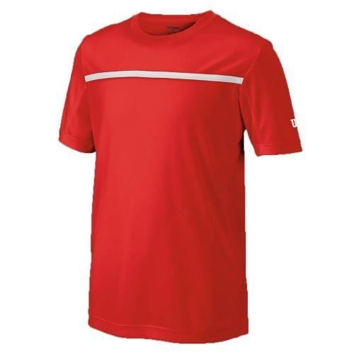 Tricou Wilson Team Crew, pentru juniori, rosu, S