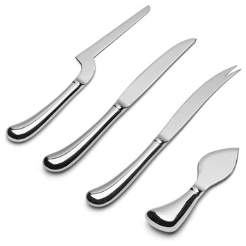 Set 4 cutite pentru branzeturi, Sambonet Set 4 cutite pentru branzeturi, Sambonet