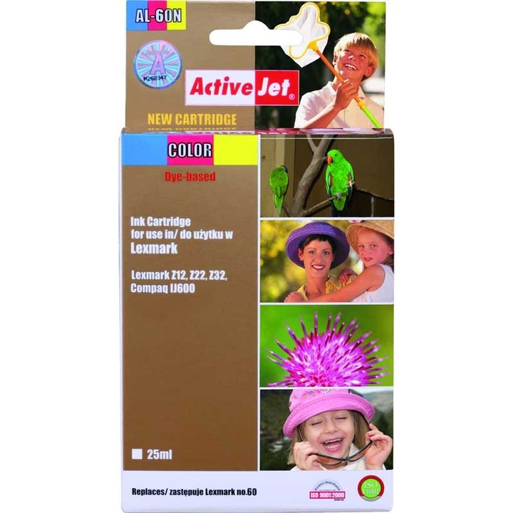 Съвместим консуматив ActiveJet AL-60N, Lexmark 17G0060 no 60, цветен