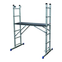 scara si schela aluminiu cu platforma 2 x 6 trepte inaltime de lucru 2-3m rezistenta 150 kg imagen 13_0_
0