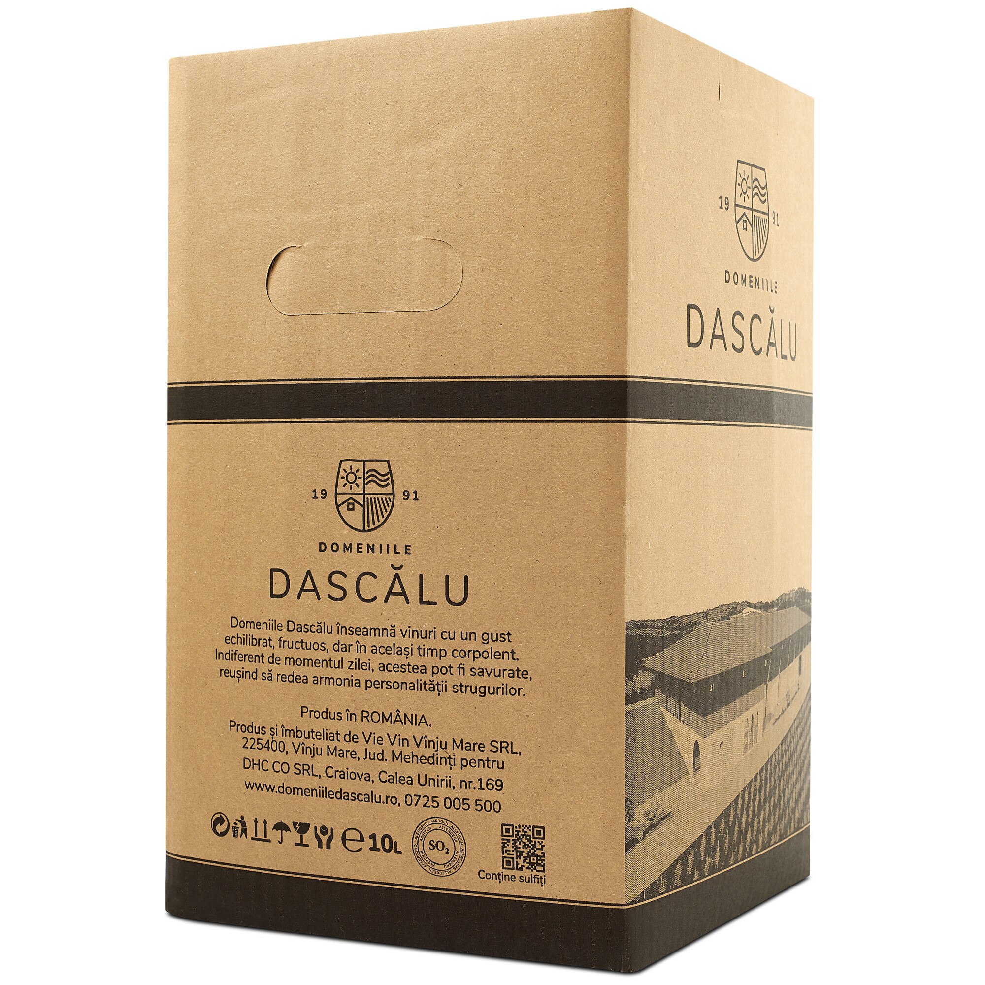 Vin Dascalu Vin Roze Demisec, Domeniile Dascalu, 2019, Syrah, D.O.C.-Vinju Mare ...