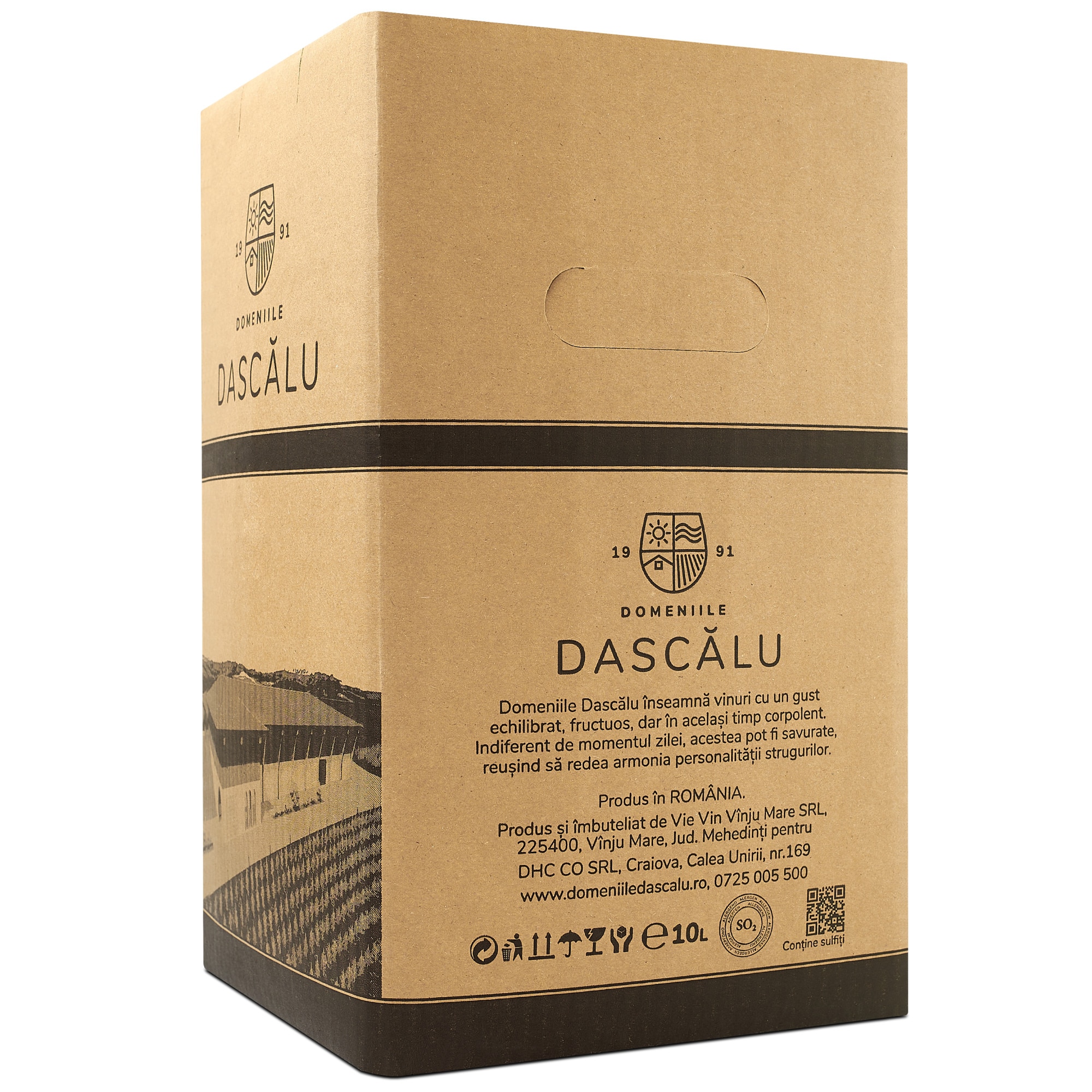 Vin Dascalu Vin Roze Demisec, Domeniile Dascalu, 2019, Syrah, D.O.C.-Vinju Mare ...