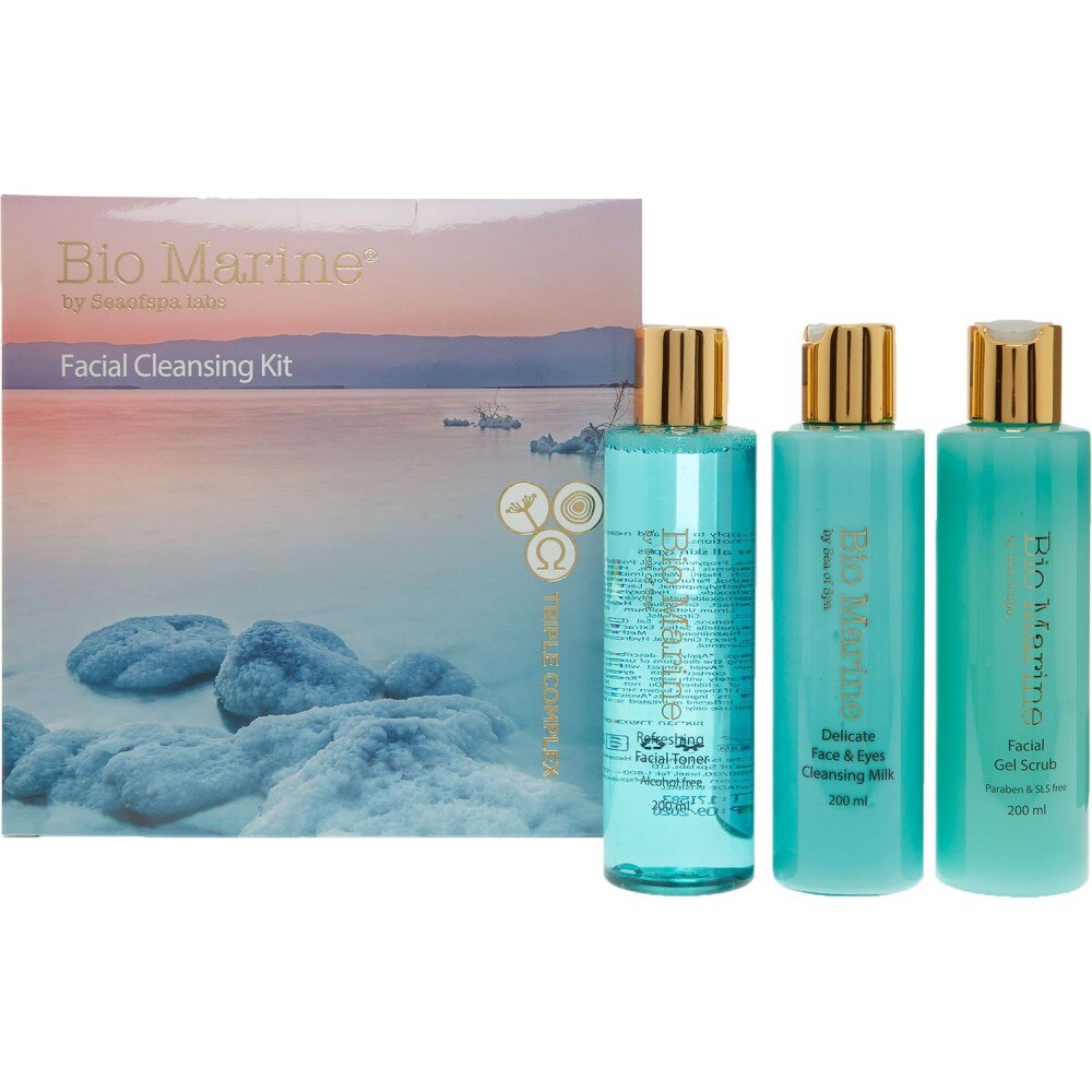 Set Cadou, 3 produse, pentru Curatarea Tenului, Bio Marine