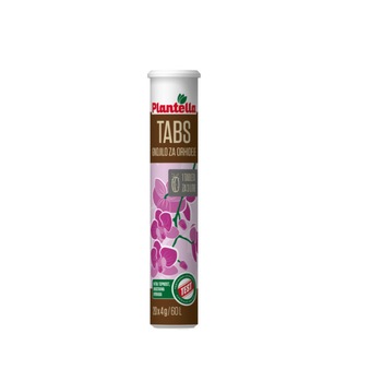 Ingrasamant tablete pentru orhidee, 20 tablete, Plantella Ingrasamant tablete pentru orhidee, 20 tablete, Plantella