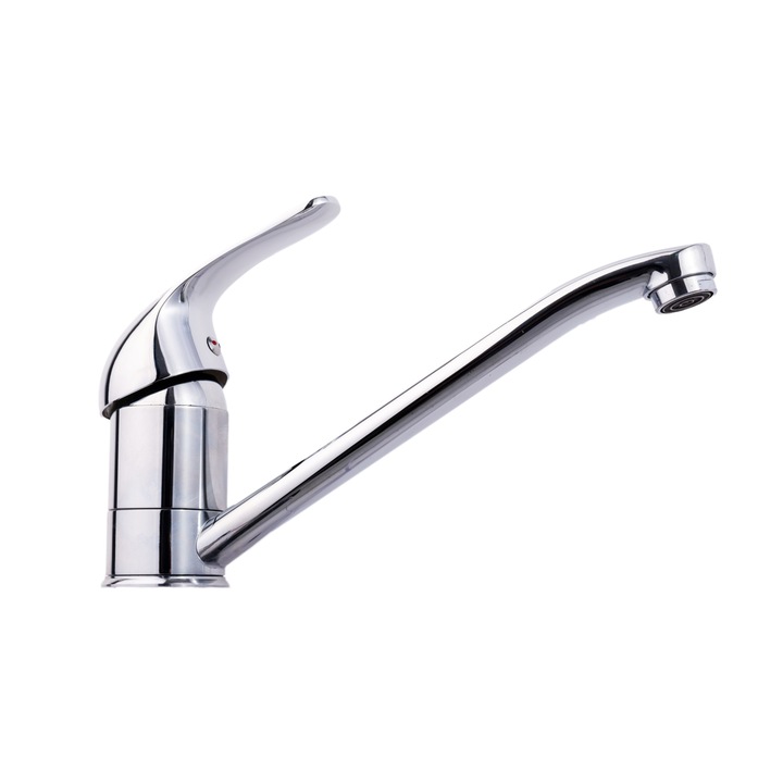 Gromix hosszú csövű mosdócsaptelep, króm, ezüst