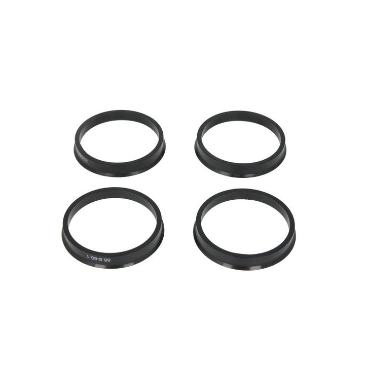 Комплект от 4 центриращи пръстена за джанти AUTOHELIX MSA, 66.6 / 60.1 мм