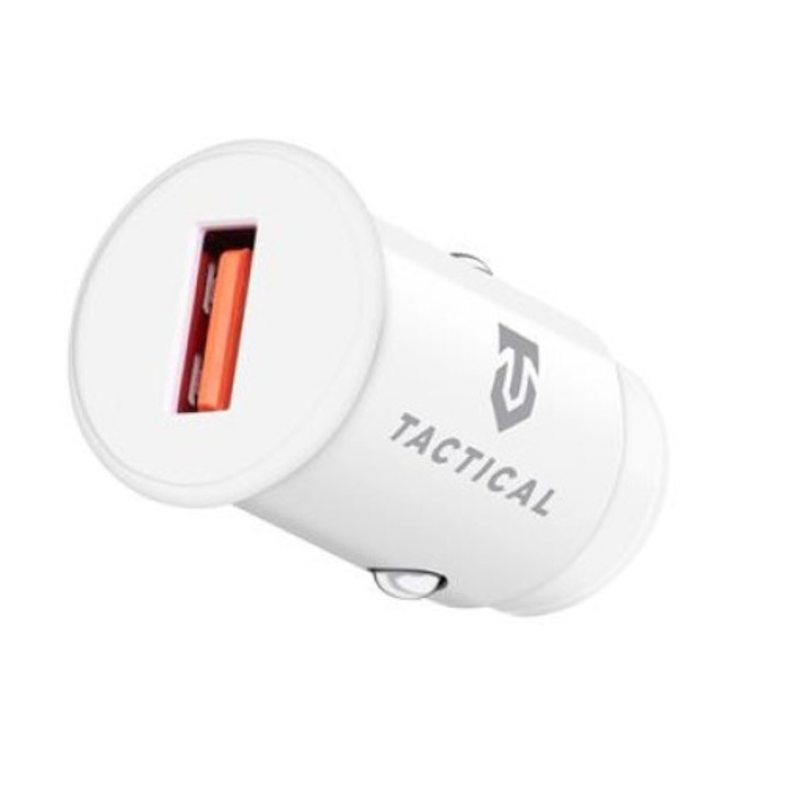 Tactical LZ-336 USB-s szivargyújtós töltőadapter fehér gyári (QC 3.0, 3A)