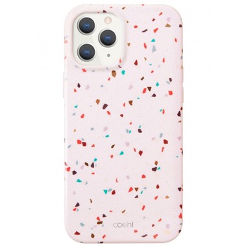 Husa Cover TPU Uniq Coehl Terrazzo pentru iPhone 12 Pro Max Roz Husa Cover TPU Uniq Coehl Terrazzo pentru iPhone 12 Pro Max Roz