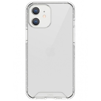 Husa Cover TPU Uniq Combat Antisoc pentru iPhone 12 Mini Transparent Husa Cover TPU Uniq Combat Antisoc pentru iPhone 12 Mini Transparent