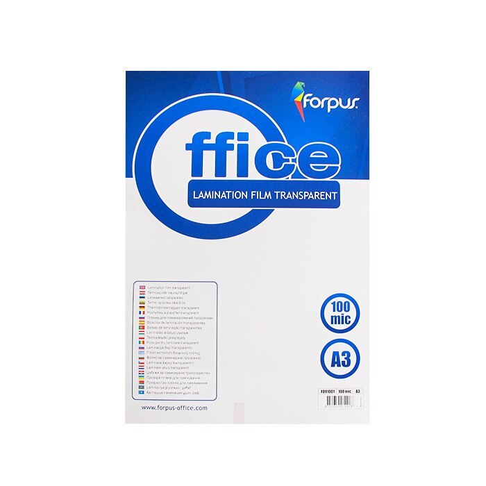 Folie laminare la cald , A3, 100 mic, 100 buc/set