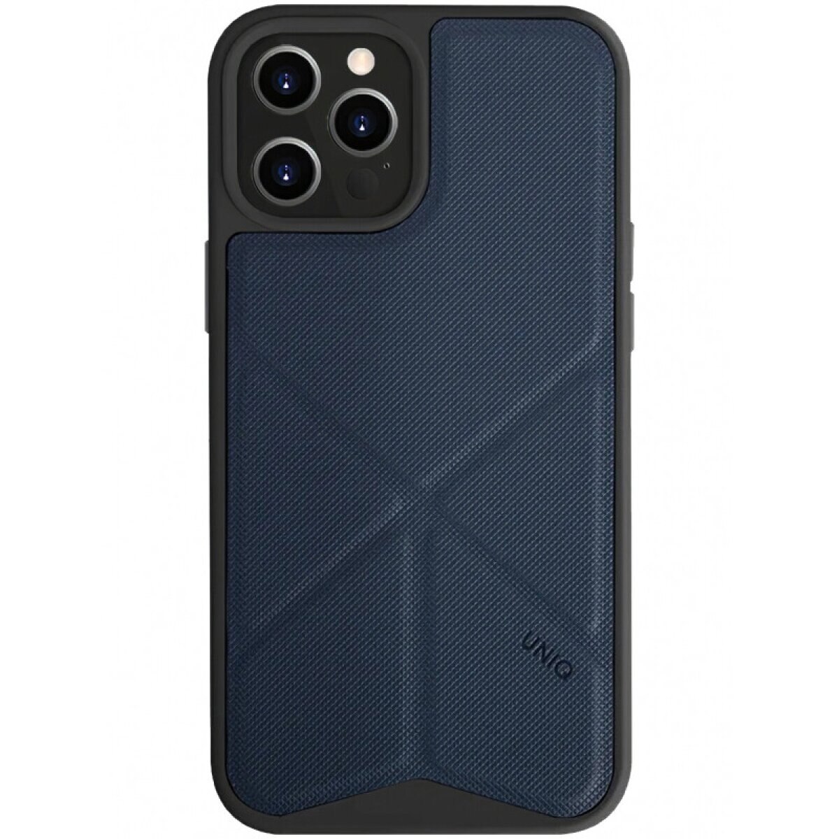 Husa Cover TPU-Textil Uniq Rigor pentru iPhone 12 Pro Max Albastru