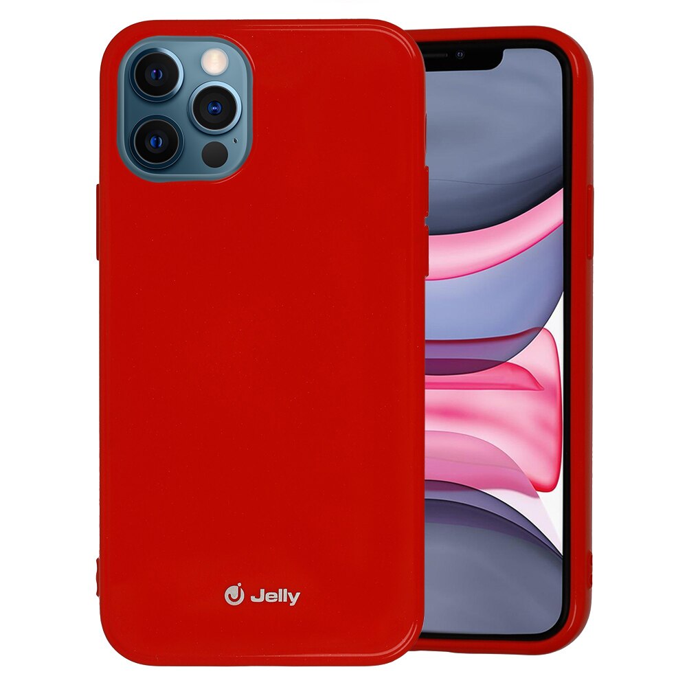 Husa Mercury SF-JELLY, rosu, compatibil Samsung Galaxy M30s