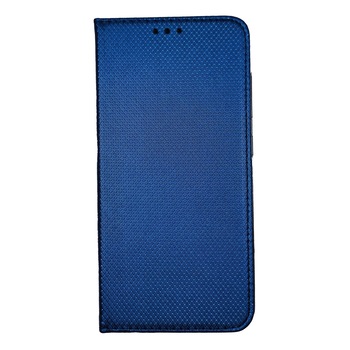 Husa Flip Carte compatibila cu Samsung Galaxy A51 Magnetica cu stand si Suport Card, Antisoc, Viceversa Albastru