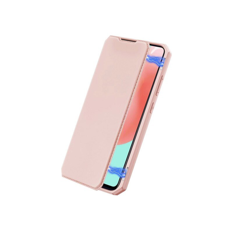 Husa Premium Duxducis Skin X Flip Cover Compatibila Cu Samsung Galaxy A41, Roz