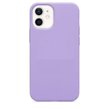 Husa protectie compatibila cu iPhone 12 mini, ultra slim, silicon Mov, interior din microfibra, PlanetPhone