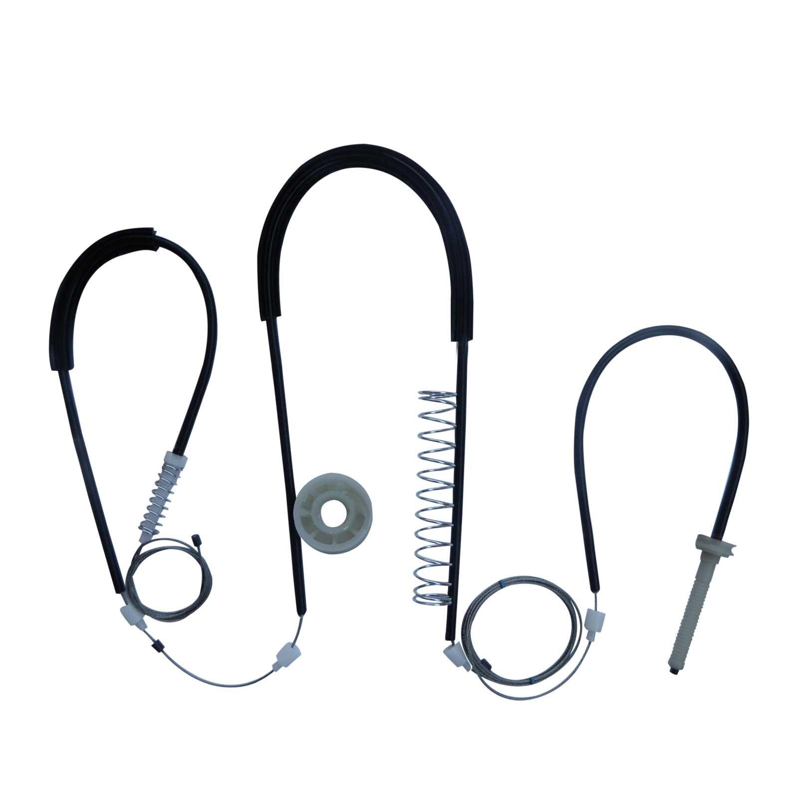 Kit reparatie macara electrica geam usa auto BMW seria 5 E39 facelift 2 2002-2005 - cabluri cu rola fata dreapta