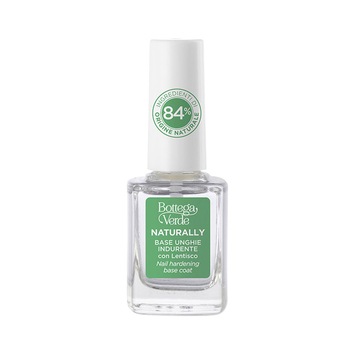 Baza de intarire a unghiilor, cu extract de lentisc si solventi de origine naturala, incolor - Naturally, 10 ML, Bottega Verde Baza de intarire a unghiilor, cu extract de lentisc si solventi de origine naturala, incolor - Naturally, 10 ML, Bottega Verde