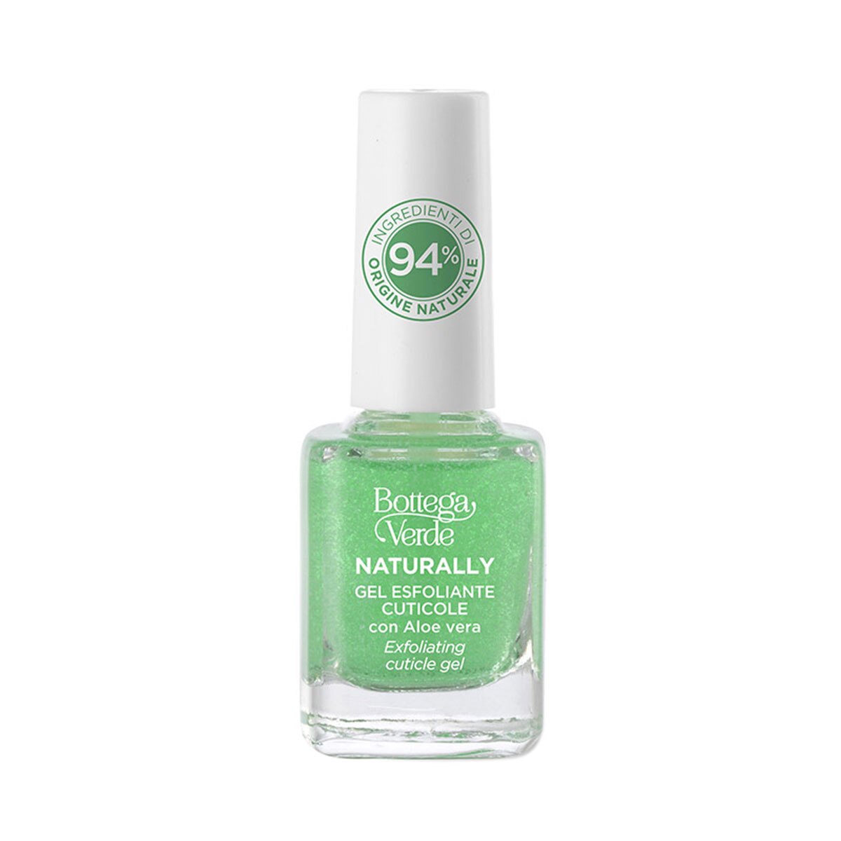 Gel exfoliant pentru cuticule cu extract de Aloe Vera, incolor - Naturally, 10 ML, Bottega Verde