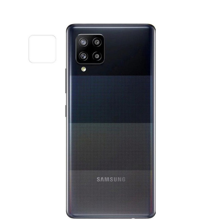 Kamera hibrid védőfólia kompatibilis Samsung Galaxy A42 5G Antisoc Nano Glass Viceversa