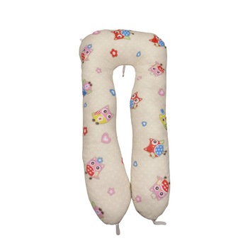 Perna 3 in 1 pentru gravide si alaptat, cu husa detasabila, in forma de U, model bufnita Perna 3 in 1 pentru gravide si alaptat, cu husa detasabila, in forma de U, model bufnita