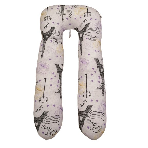 Perna 3 in 1 pentru gravide si alaptat, cu husa detasabila, in forma de U, model turn