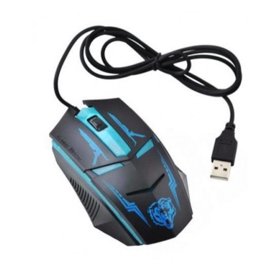 Mouse cu fir, gaming, Iso Trade, albastru