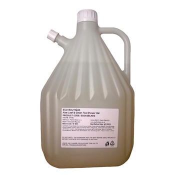 Gel de dus, 3 litri,Eco Boutique,Cu un parfum de Aloe Vera, ceai verde si arome de mimoza Gel de dus, 3 litri,Eco Boutique,Cu un parfum de Aloe Vera, ceai verde si arome de mimoza