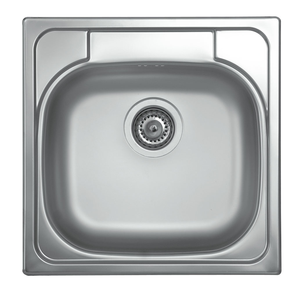 Chiuveta Livinox N-309 ST patrata, inox natur, 480 x 480 x 150 mm