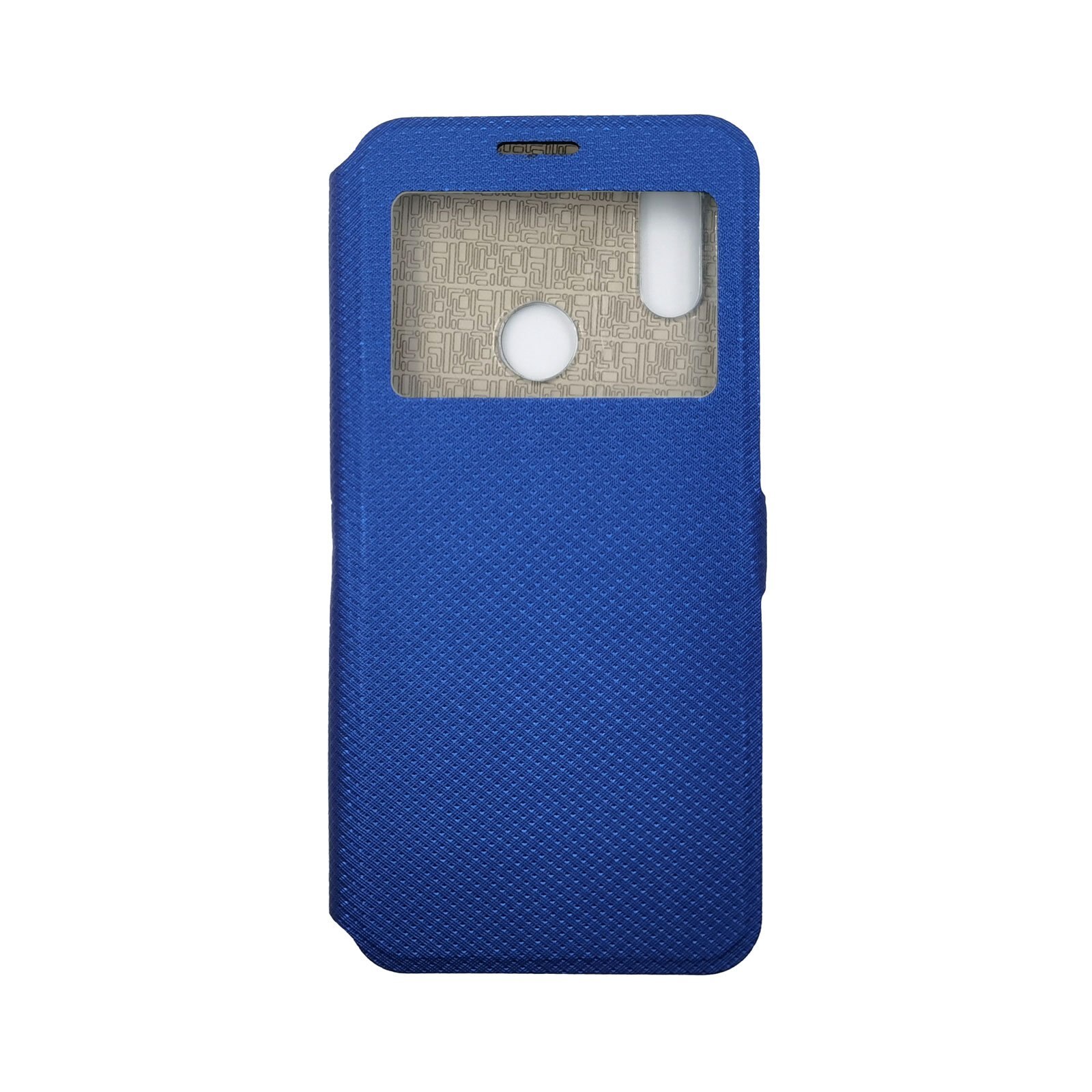 Husa Flip Carte compatibila cu Huawei Y6S model S-View cu Stand Telefon, Antisoc, Viceversa Albastru