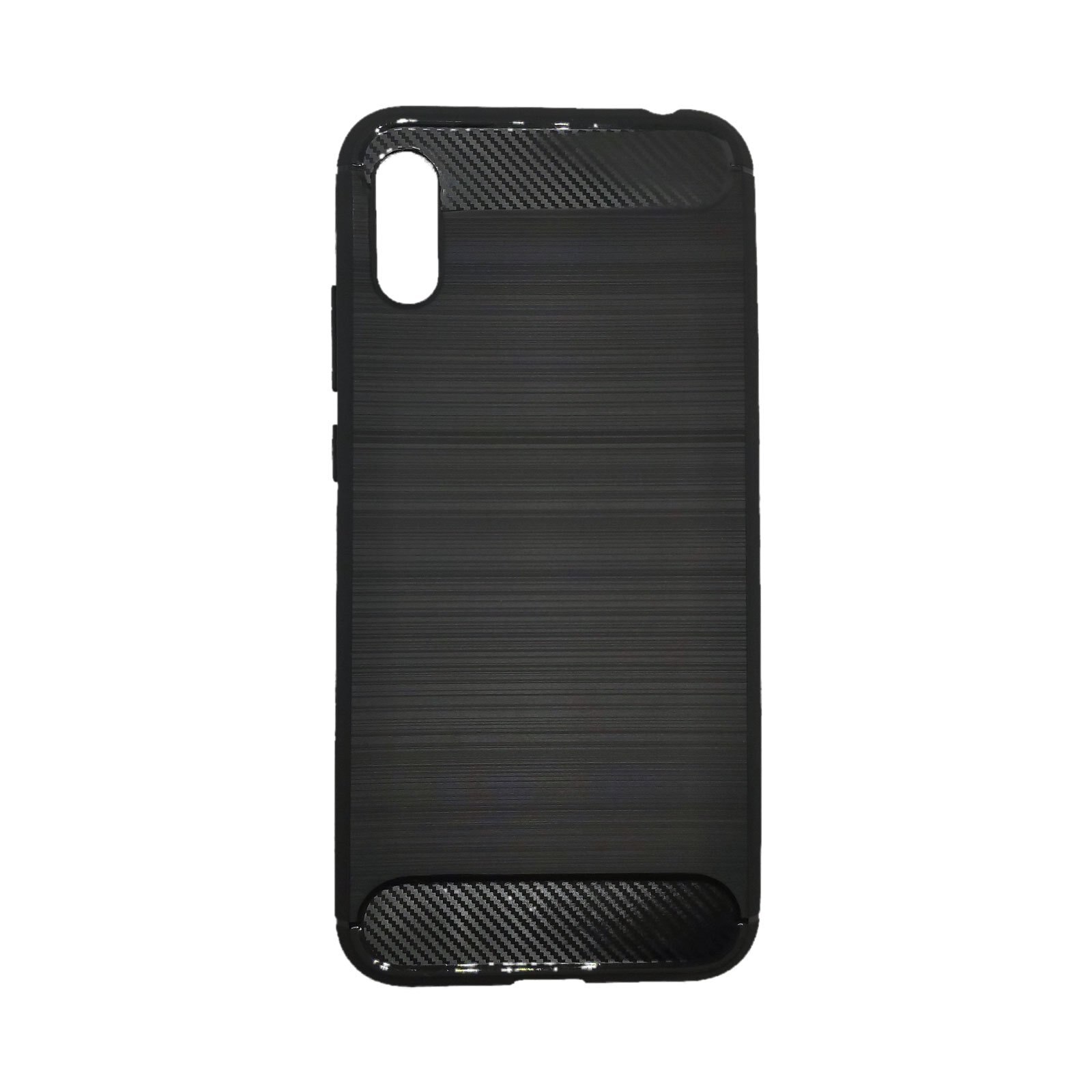 Husa silicon compatibila cu Huawei Y6 2019 Matte model Carbon, Antisoc, TPU