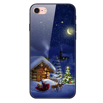 Husa Craciun compatibila cu Apple iPhone SE 2 model Glass Santa's Workshop, Antisoc, TPU Hybrid, Viceversa Husa Craciun compatibila cu Apple iPhone SE 2 model Glass Santa's Workshop, Antisoc, TPU Hybrid, Viceversa