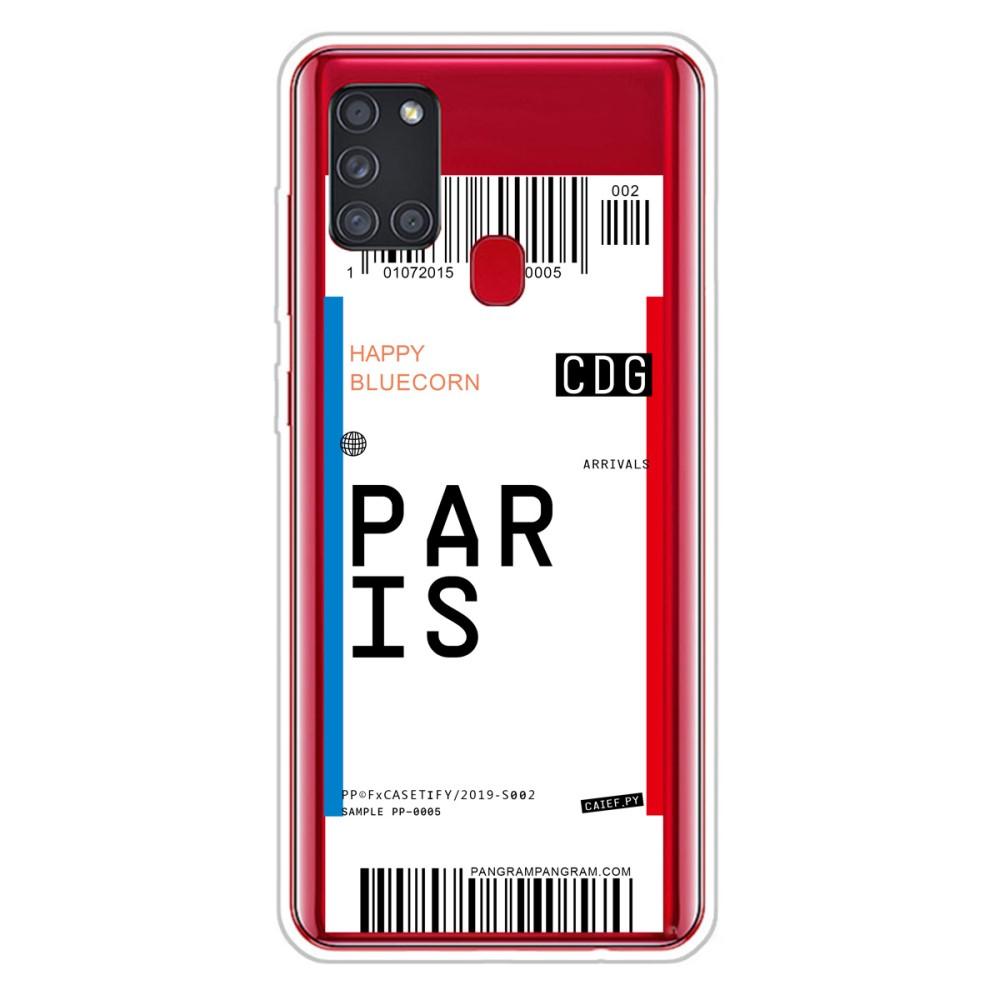 Husa compatibila cu Samsung Galaxy A71 model Dream Ticket Paris, Silicon, Antisoc, Viceversa