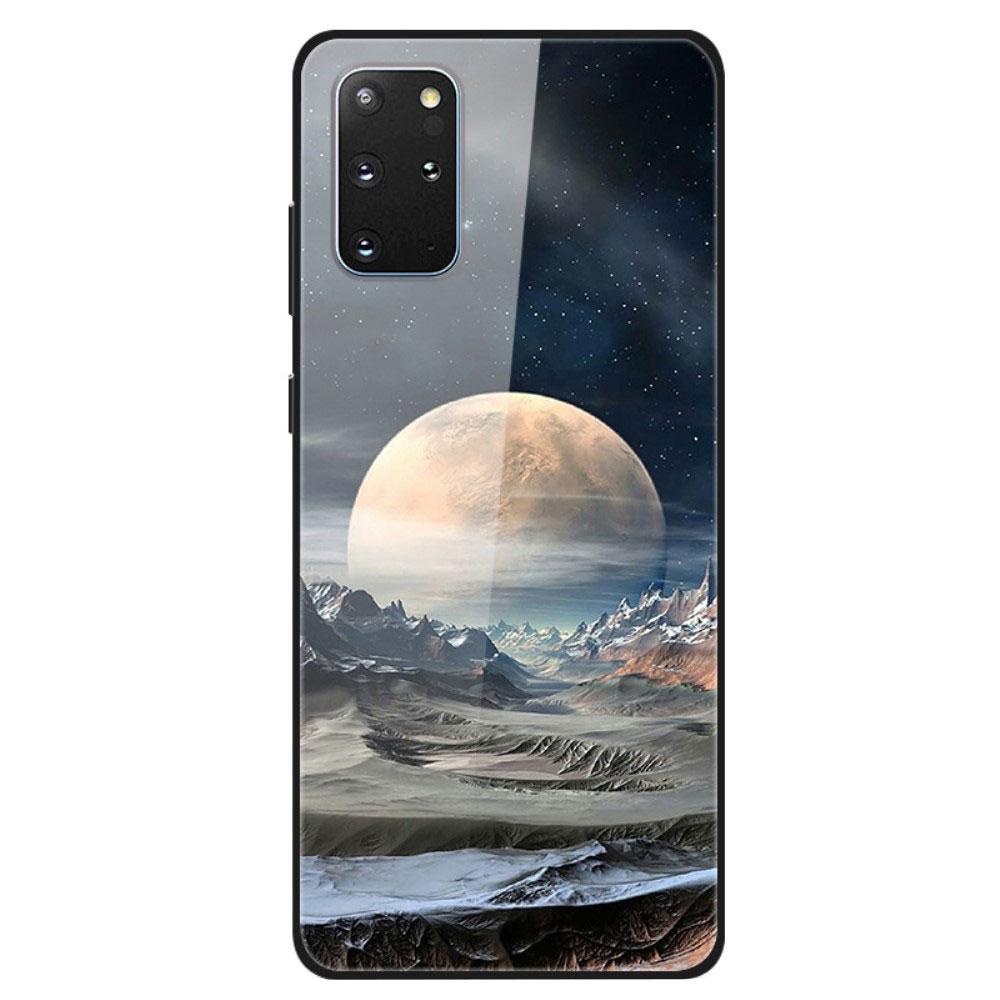 Husa compatibila cu Samsung Galaxy S20 Plus model Glass Snowball Planet, Antisoc, TPU Hybrid, Viceversa