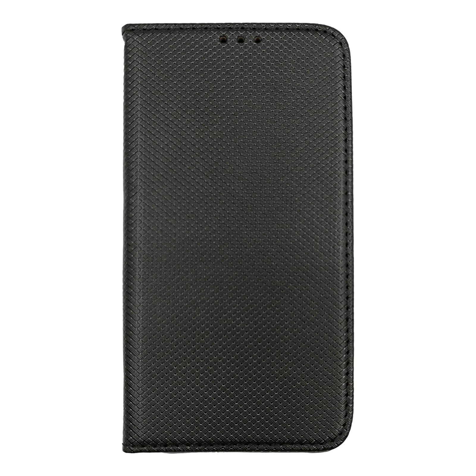 Husa Flip Carte compatibila cu Apple iPhone 11 Magnetica Cu Stand, Portofel, Antisoc, Viceversa Negru