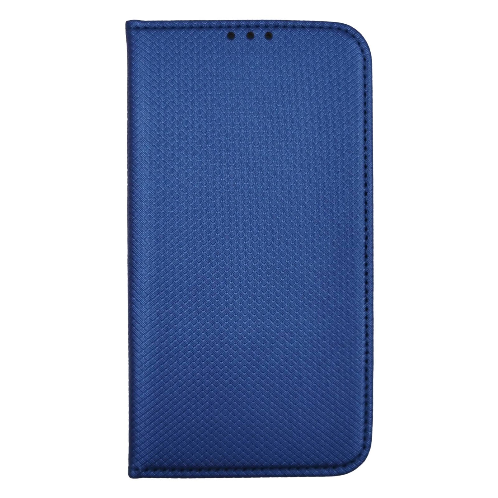 Husa Flip Carte compatibila cu Apple iPhone 11 Magnetica Cu Stand, Portofel, Antisoc, Viceversa Albastru