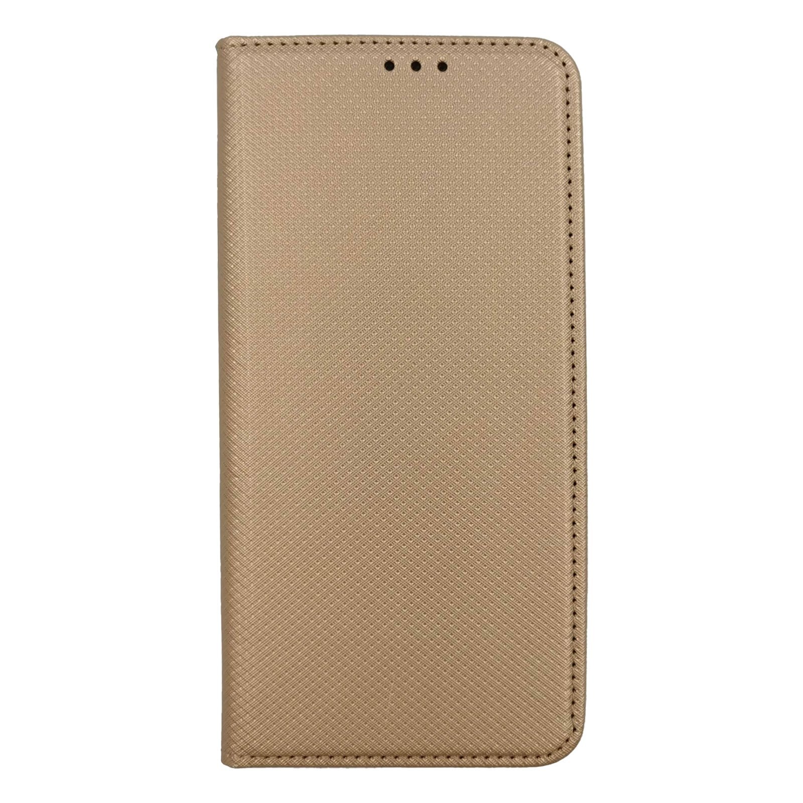 Husa Flip Carte compatibila cu Samsung Galaxy A71 Magnetica Cu Stand, Portofel, Antisoc, Viceversa Auriu