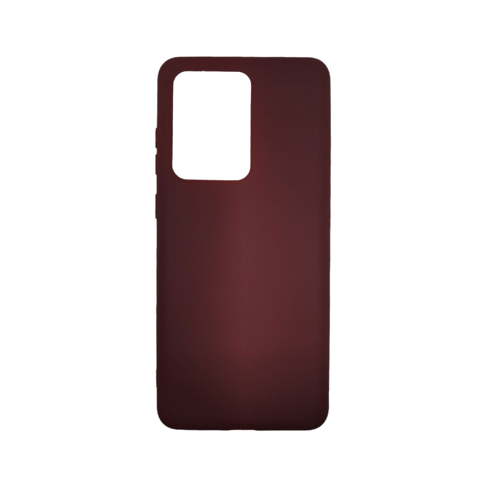 Husa silicon compatibila cu Samsung Galaxy S20 Ultra Matte Visiniu, Antisoc, TPU