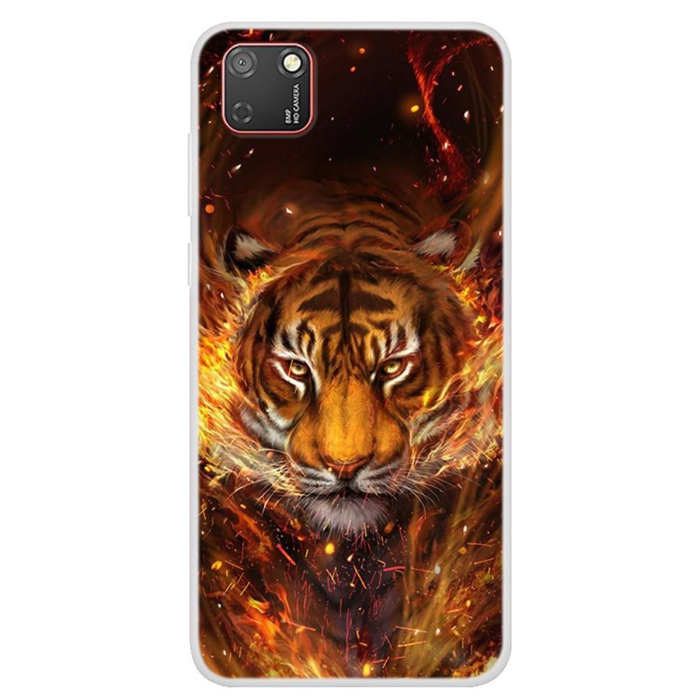 Husa compatibila cu Huawei Y5P model Tiger Soul, Silicon, TPU, Viceversa