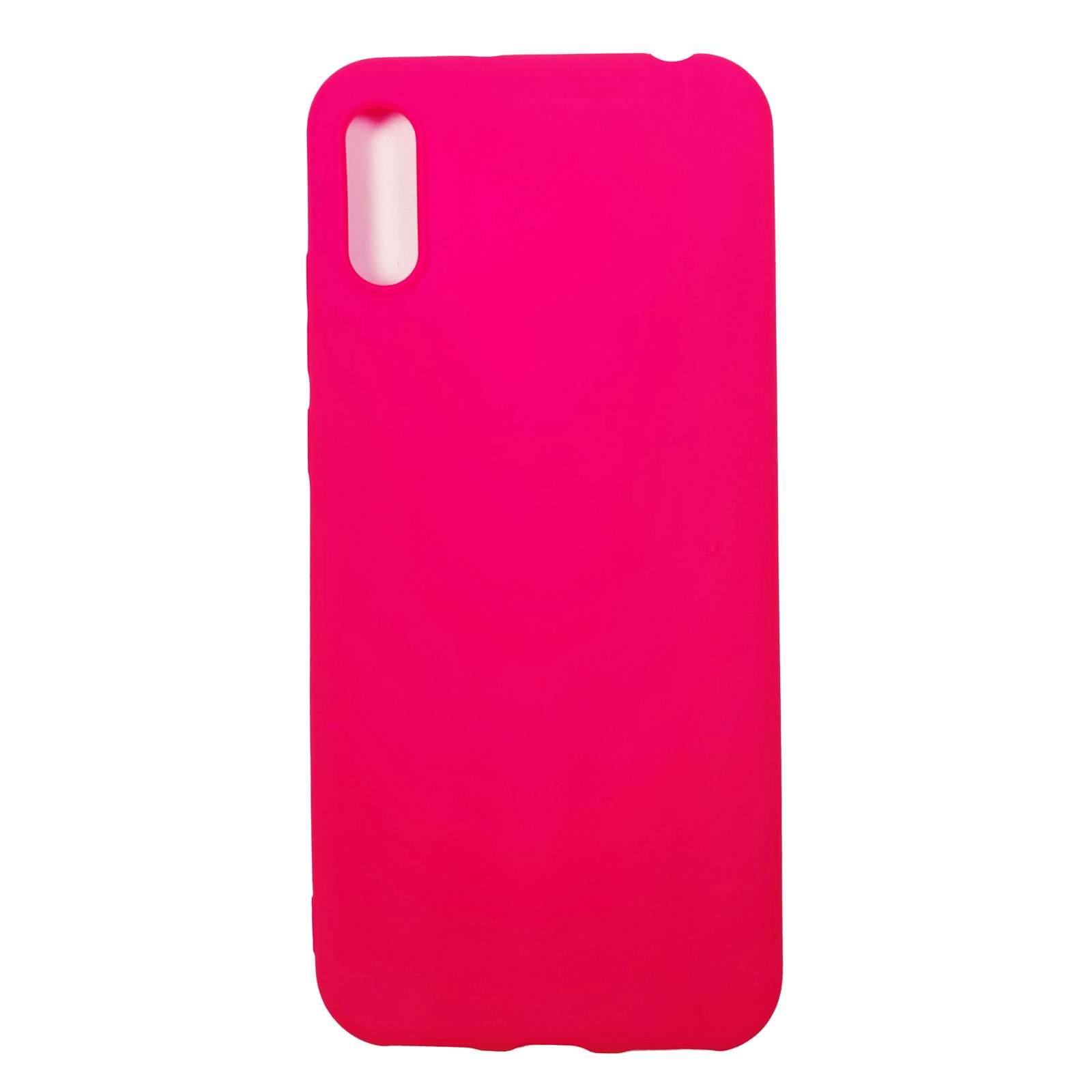 Husa compatibila cu Huawei Y6 2019 model Mat, Silicon, Antisoc, TPU, Viceversa Roz Neon